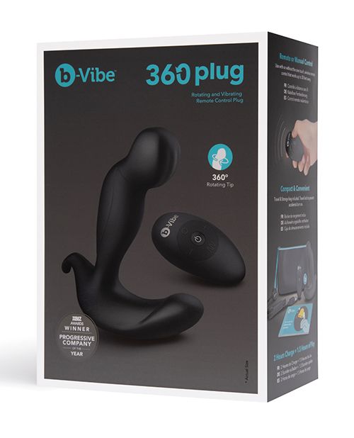 b-Vibe 360 Plug - Black - Empower Pleasure