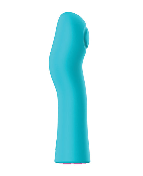 Femme Funn Hana Fingerlike Thumping Bullet - Turquoise - Empower Pleasure