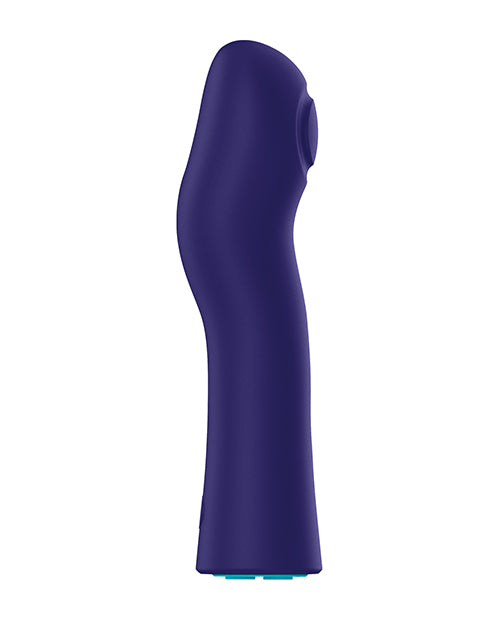 Femme Funn Hana Fingerlike Thumping Bullet - Dark Purple - Empower Pleasure