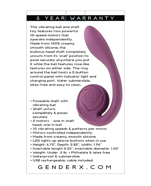 Gender X Poseable You - Purple - Empower Pleasure