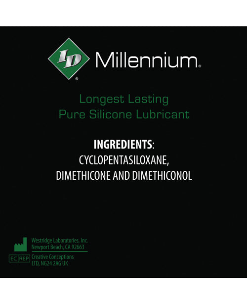 ID Millennium Silicone Lubricant - 17 oz Pump Bottle - Empower Pleasure