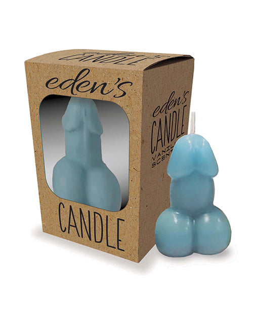 Eden's Penis Candle - Blue - Vanilla - Empower Pleasure