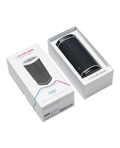 Lovense Calor Compact Heating Masturbator - Black - Empower Pleasure