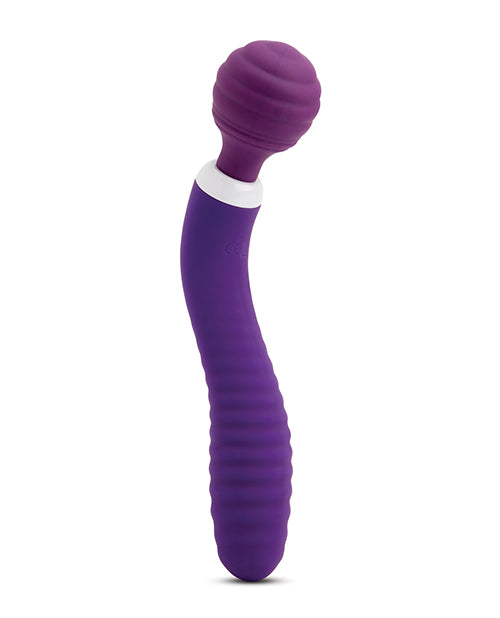 Nu Sensuelle Lolly Double-Ended Flexible Nubii Wand - Purple - Empower Pleasure
