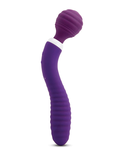 Nu Sensuelle Lolly Double-Ended Flexible Nubii Wand - Purple - Empower Pleasure