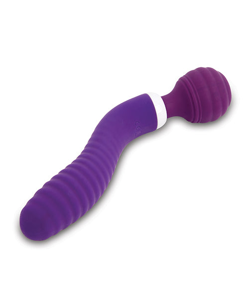 Nu Sensuelle Lolly Double-Ended Flexible Nubii Wand - Purple - Empower Pleasure