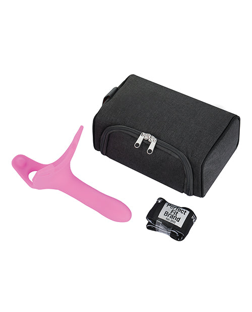 Perfect Fit Zoro 6.5" Strap On w/Case - Pink - Empower Pleasure