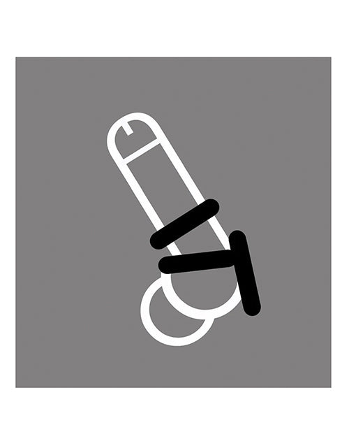 Rascal The Brawn Silicone Cock Ring - Black - Empower Pleasure