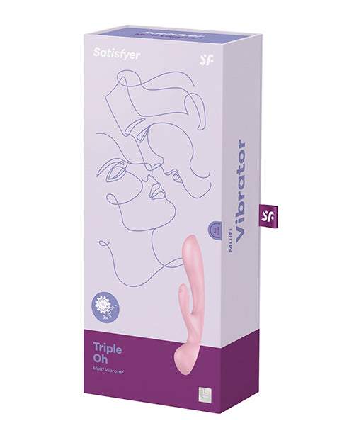 Satisfyer Triple Oh - Pink - Empower Pleasure