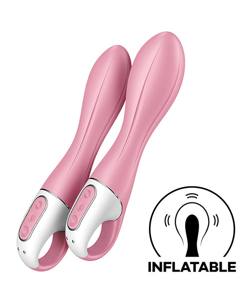 Satisfyer Air Pump Vibrator 2 - Light Red - Empower Pleasure