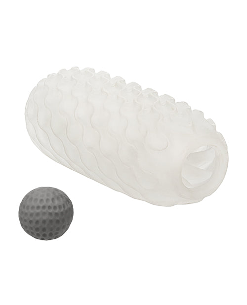 Boundless Reversible Squishy Ball Stroker - Smoke - Empower Pleasure