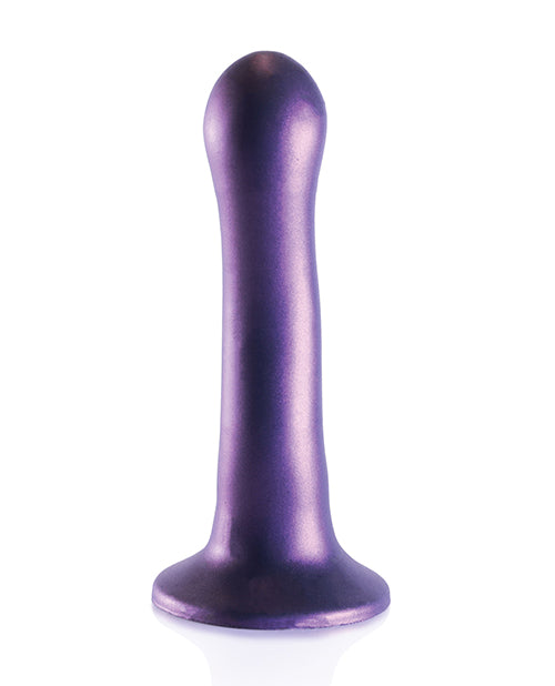 Shots Ouch 7" Curvy G-Spot Dildo - Metallic Purple - Empower Pleasure