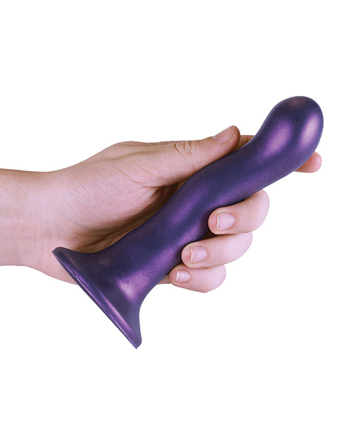 Shots Ouch 7" Curvy G-Spot Dildo - Metallic Purple - Empower Pleasure