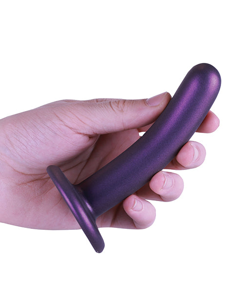 Shots Ouch 5" Smooth G-Spot Dildo - Metallic Purple - Empower Pleasure