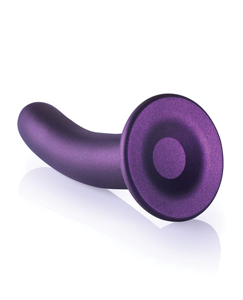 Shots Ouch 7" Smooth G-Spot Dildo - Metallic Purple - Empower Pleasure