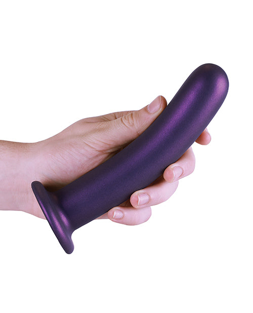 Shots Ouch 7" Smooth G-Spot Dildo - Metallic Purple - Empower Pleasure