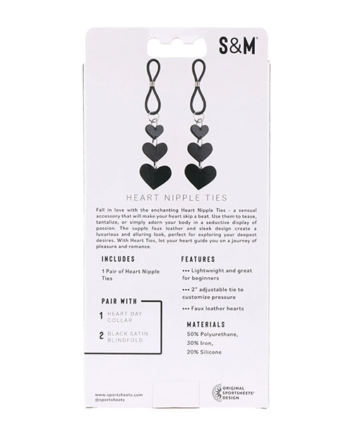 Sex & Mischief Heart Nipple Ties - Empower Pleasure