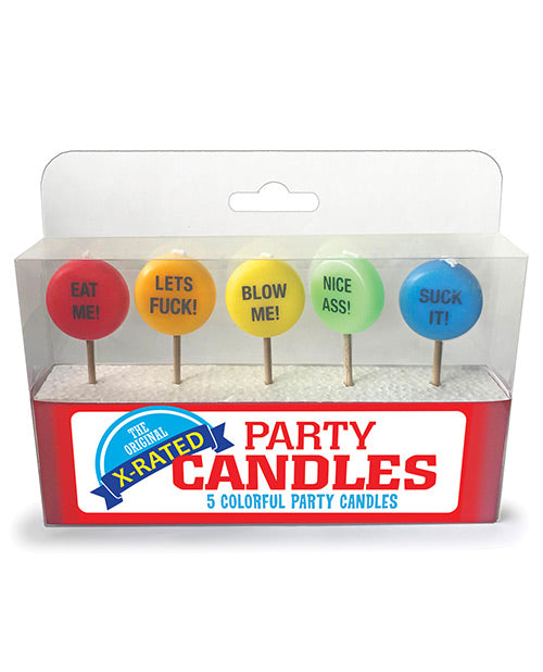 X-Rated Party Candles - Set of 5 - Empower Pleasure