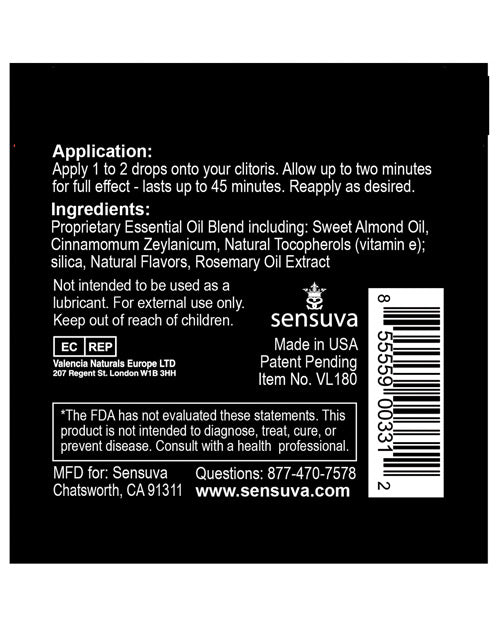 ON Natural Arousal Oil For Her - Ampoule Packet - Empower Pleasure