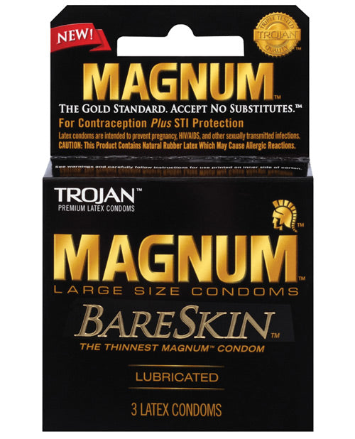 Trojan Magnum Bareskin Condoms - Empower Pleasure