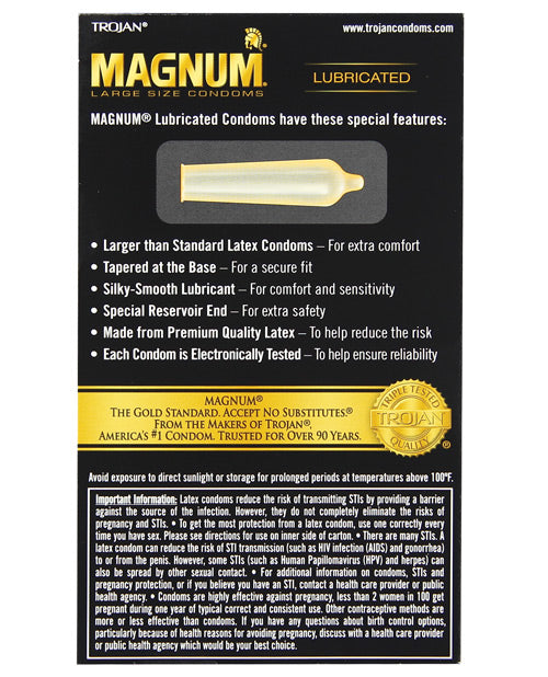 Trojan Magnum Condoms - Empower Pleasure