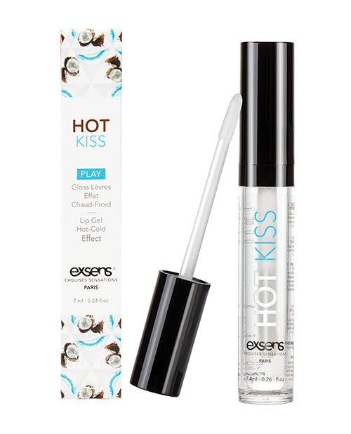 EXSENS of Paris Hot Kiss Play Lip Gloss - Coconut - Empower Pleasure