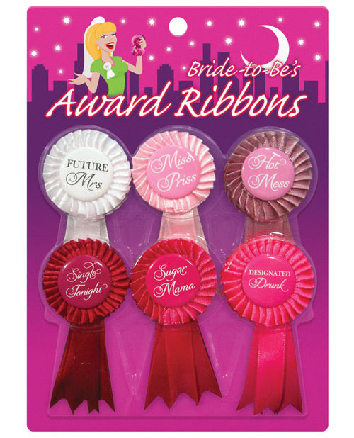 Bride to Be's Award Ribbons - Pack of 6 - Empower Pleasure