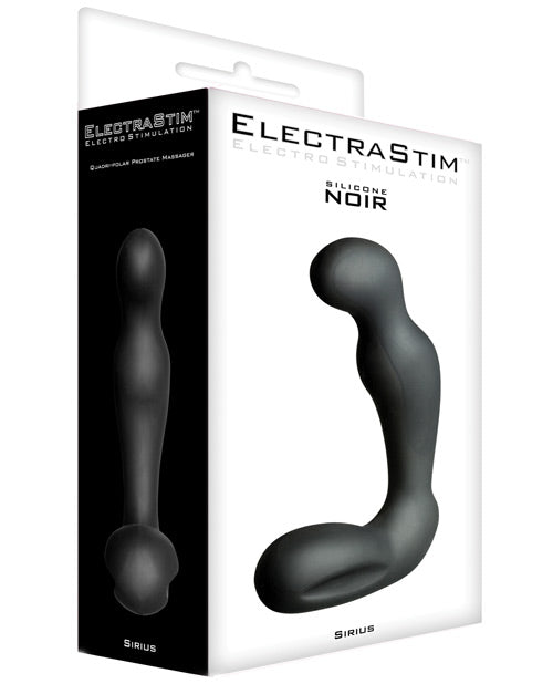 ElectraStim Accessory - Silicone Sirius Prostate Massager - Black - Empower Pleasure