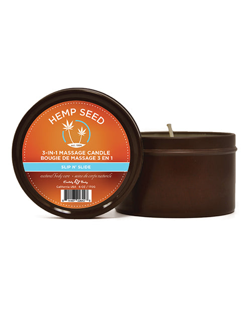 Earthly Body Summer 2022 3-in-1 Massage Candle - Assorted Scents - Empower Pleasure