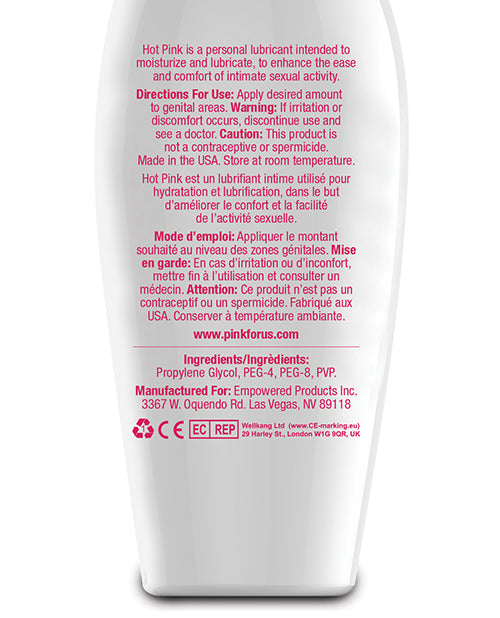 Hot Pink Lube - Empower Pleasure