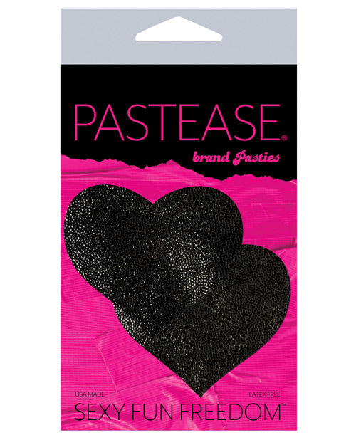 Pastease Liquid Heart - Black O/S - Empower Pleasure