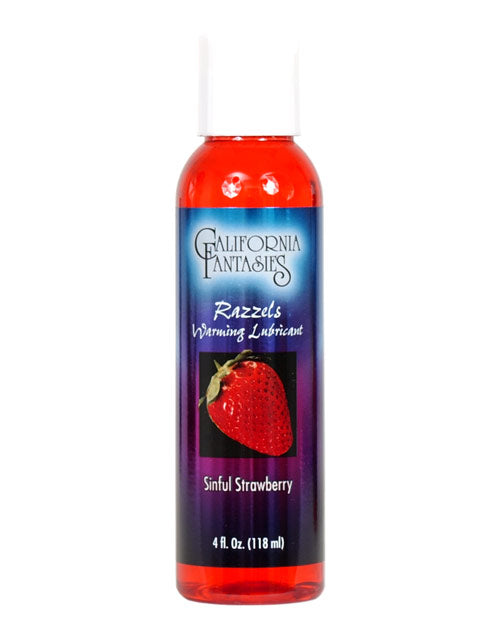 Razzels Warming Lubricant 4 oz - Assorted Flavors - Empower Pleasure