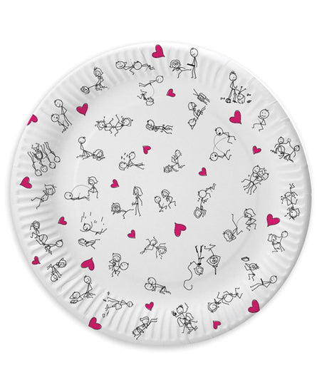 7" Dirty Dishes Position Plates - Bag of 8 - Empower Pleasure