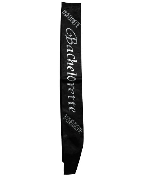 Bachelorette Non Flashing Sash - Black - Empower Pleasure