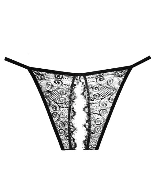 Adore Lace Enchanted Belle Panty - Black - Empower Pleasure