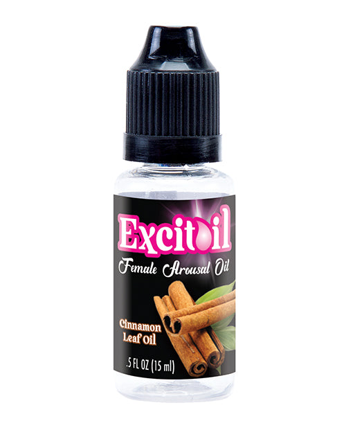 Body Action Excitoil Cinnamon Arousal Oil - 0.5 oz - Empower Pleasure