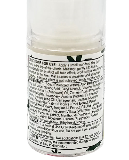 High Climax Female Stimulant with Hemp Seed Oil - .5 oz - Empower Pleasure