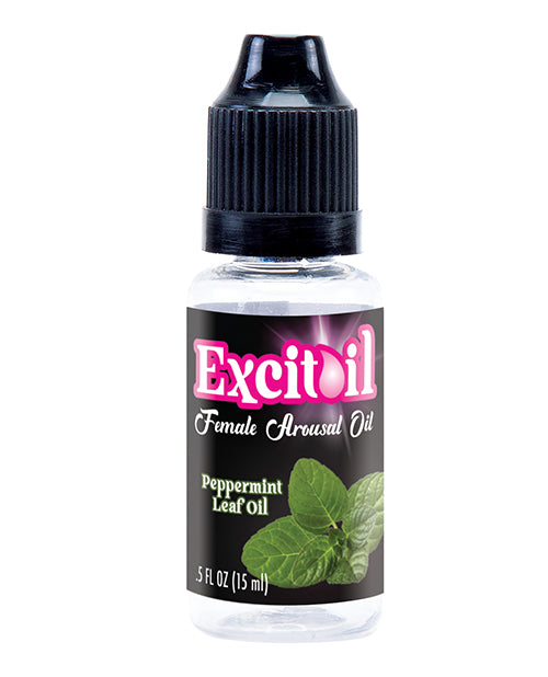 Body Action Peppermint Arousal Oil - 0.5 oz - Empower Pleasure