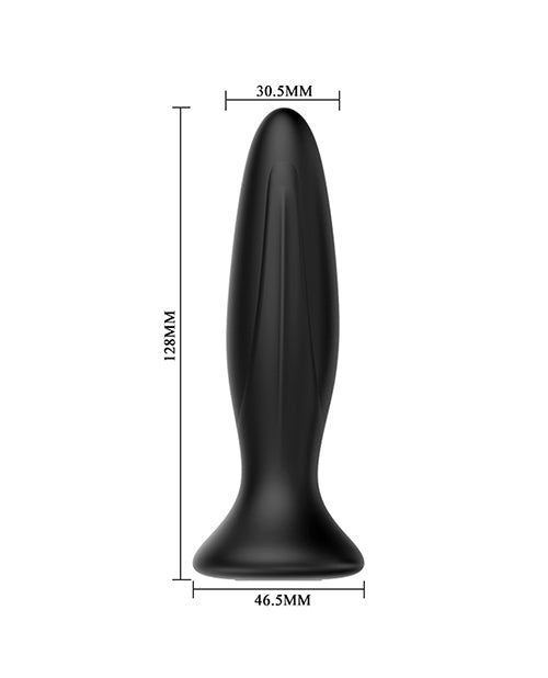 Mr. Play Vibrating Anal Plug - Black