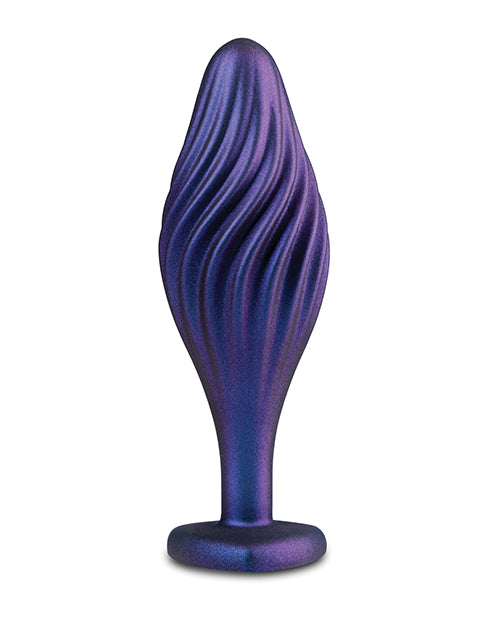 Blush Anal Adventures Matrix Swirling Bling Plug - Sapphire - Empower Pleasure