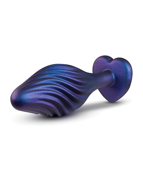 Blush Anal Adventures Matrix Swirling Bling Plug - Sapphire - Empower Pleasure