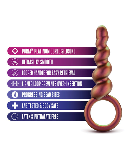 Blush Anal Adventures Matrix Spiral Loop Plug - Copper - Empower Pleasure
