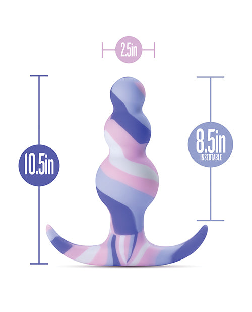 Blush Avant Twilight Silicone Plug - Blue - Empower Pleasure