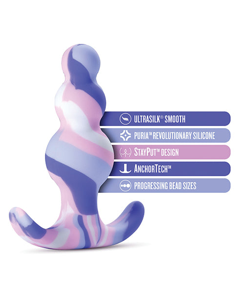 Blush Avant Twilight Silicone Plug - Blue - Empower Pleasure
