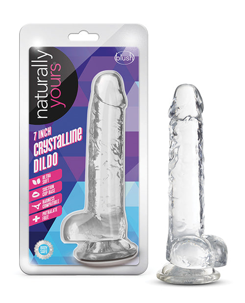 Blush Naturally Yours 7" Crystalline Dildo - Diamond - Empower Pleasure
