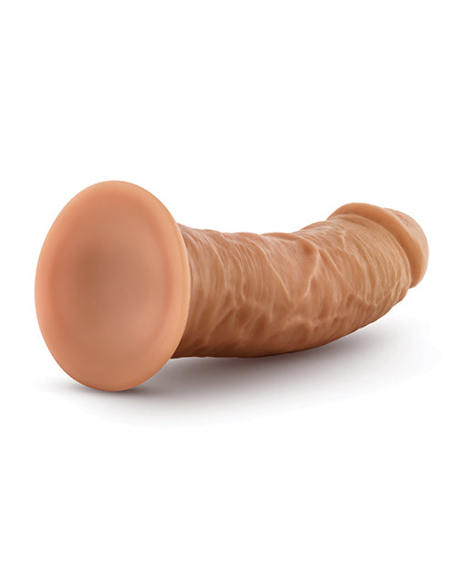 Blush Dr. Skin Glide 8" Self-Lubricating Dildo - Mocha