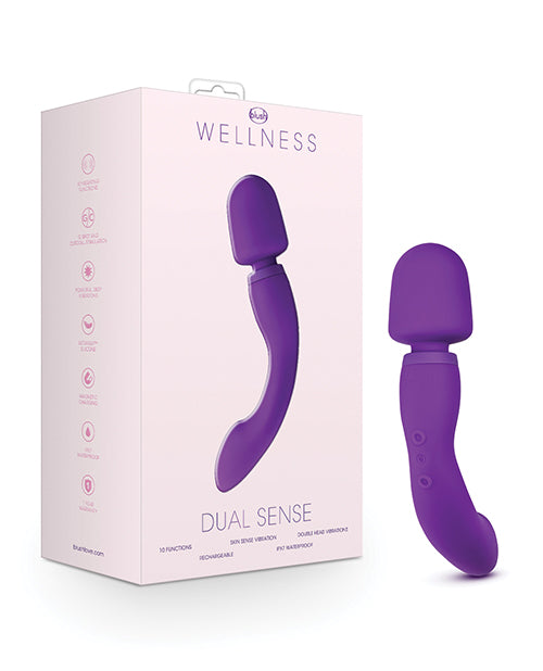 Blush Wellness Dual Sense Double Ended Massager - Purple - Empower Pleasure