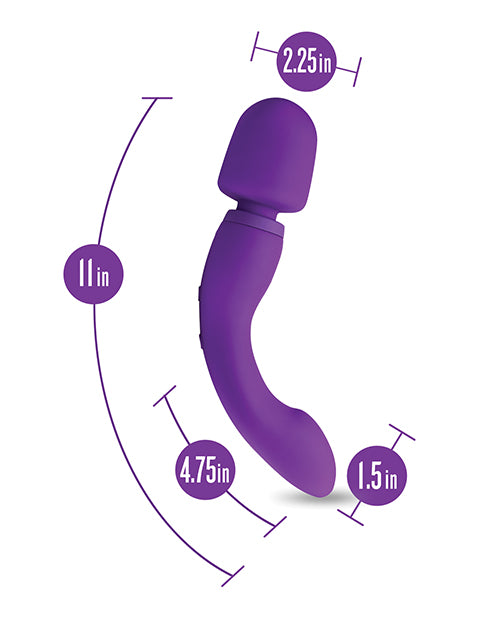 Blush Wellness Dual Sense Double Ended Massager - Purple - Empower Pleasure