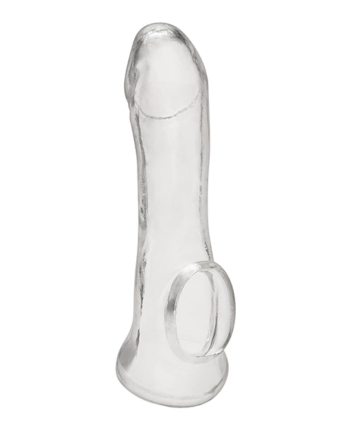 Blue Line C & B 6.25" Transparent Penis Enhancing Sleeve Extension - Clear - Empower Pleasure