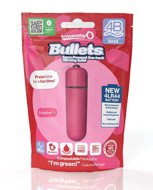 Screaming O 4B Bullet - Strawberry - Empower Pleasure